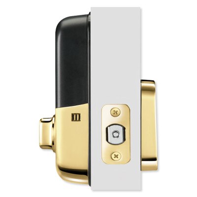 Yale ProSL Key Free Z-Wave Plus Push Button Deadbolt, Gen5, Lifetime Brass